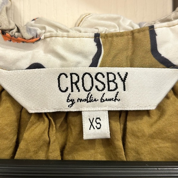 CROSBY by Mollie Burch Isabelle Dress in Meadow Green Floral, Size XS - Picture 9 of 10